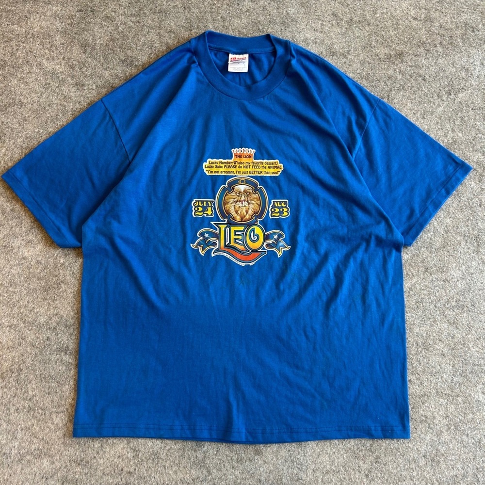 Vintage 1979 Hanes Heavyweight 50/50 Leo The‎ Lion T-Shirt Adult XL
